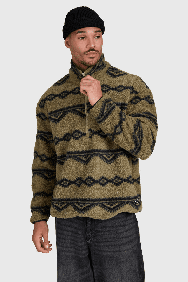 Brunotti Kennet Men's Fleece | Dusky Green | Surfwax