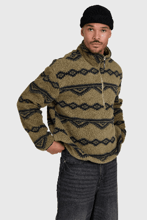 Brunotti Kennet Men's Fleece | Dusky Green | Surfwax