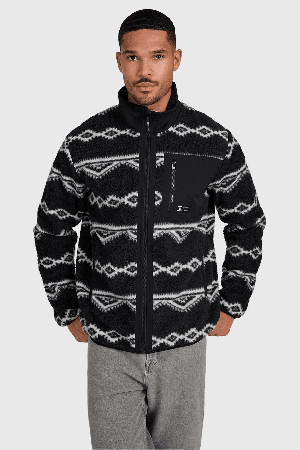 Brunotti Kevio-Zip Men's Fleece | Black | Surfwax