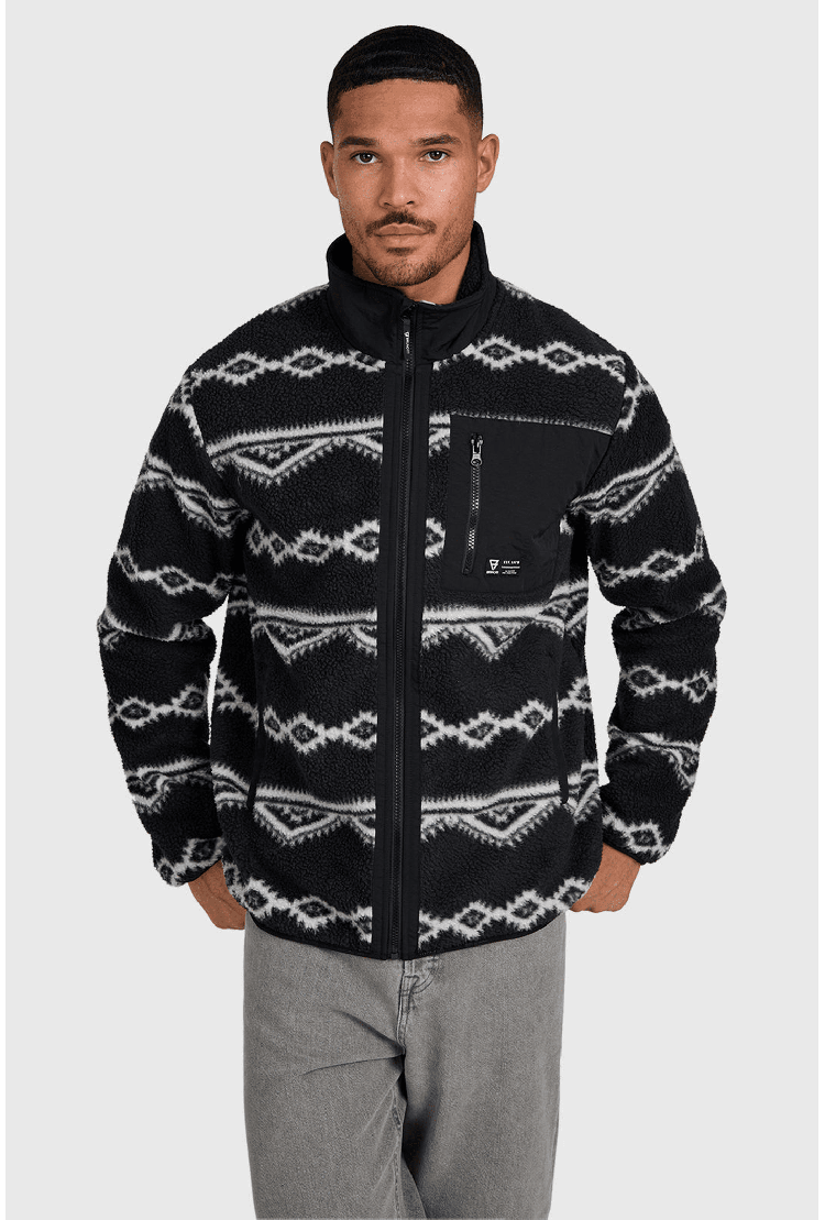 Brunotti Kevio-Zip Vyriškas Bliuzonas | Black | Surfwax