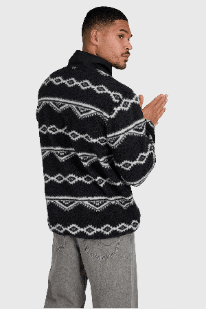 Brunotti Kevio-Zip Men's Fleece | Black | Surfwax