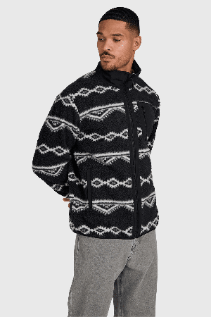 Brunotti Kevio-Zip Men's Fleece | Black | Surfwax
