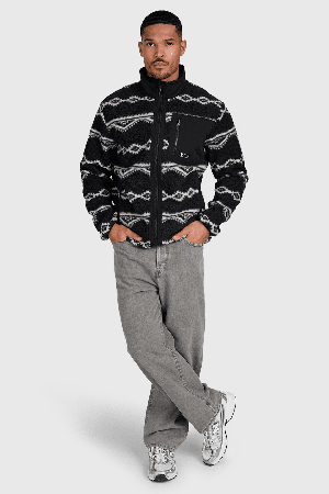Brunotti Kevio-Zip Men's Fleece | Black | Surfwax