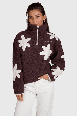 Brunotti Kirsten Women's Fleece | Raisin | Surfwax