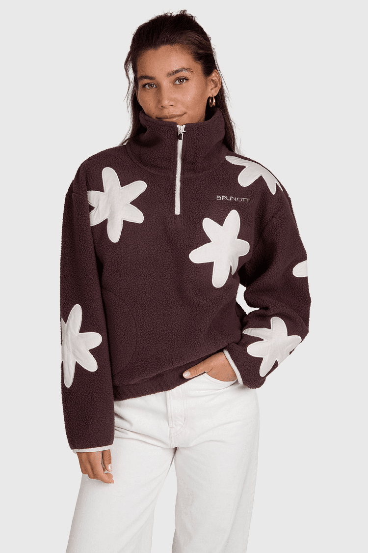Brunotti Kirsten Women's Fleece | Raisin | Surfwax