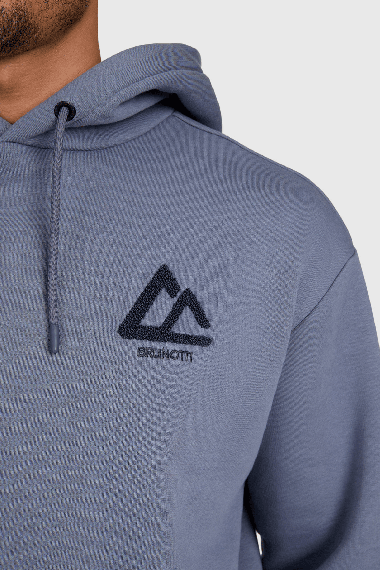 Brunotti Myne Men's Hoodie | Grey Sky | Surfwax