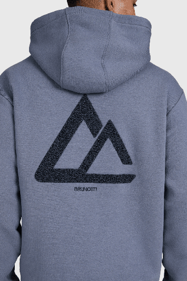 Brunotti Myne Men's Hoodie | Grey Sky | Surfwax