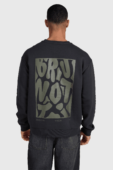 Brunotti Naldo Men's Sweatshirt | Black | Surfwax