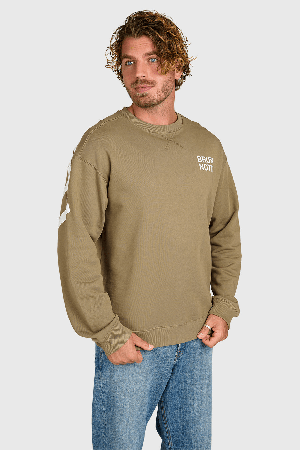 Brunotti Nessor Men's Sweatshirt | Dusky Green | Surfwax