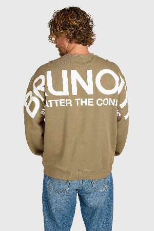 Brunotti Nessor Men's Sweatshirt | Dusky Green | Surfwax