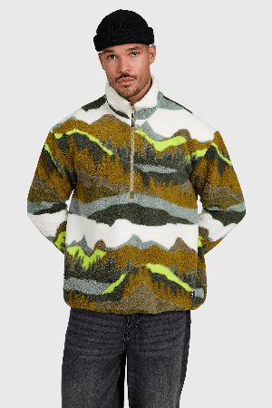 Brunotti Reggio Men's Fleece | Dusky Green | Surfwax