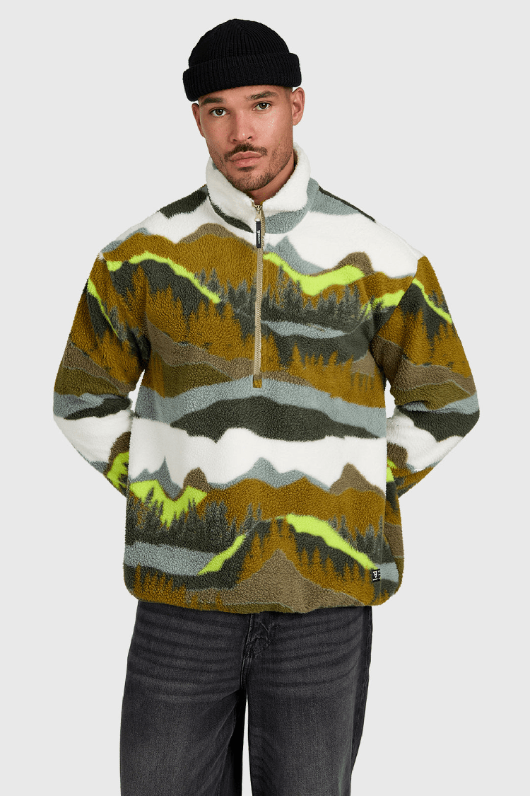 Brunotti Reggio Men's Fleece | Dusky Green | Surfwax