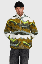 Brunotti Reggio Men's Fleece | Dusky Green | Surfwax