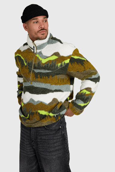 Brunotti Reggio Men's Fleece | Dusky Green | Surfwax