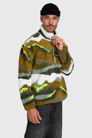 Brunotti Reggio Men's Fleece | Dusky Green | Surfwax