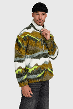 Brunotti Reggio Men's Fleece | Dusky Green | Surfwax