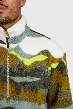 Brunotti Reggio Men's Fleece | Dusky Green | Surfwax