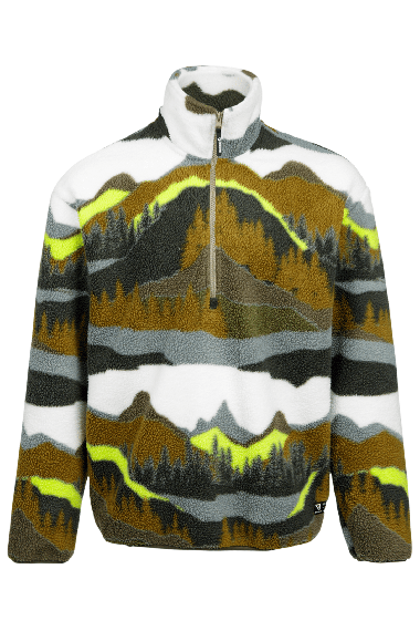 Brunotti Reggio Men's Fleece | Dusky Green | Surfwax