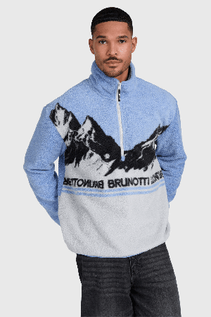 Brunotti Reggio Men's Fleece | Flint Stone | Surfwax