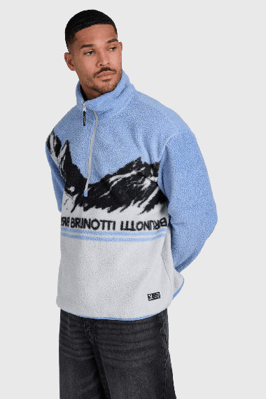 Brunotti Reggio Men's Fleece | Flint Stone | Surfwax