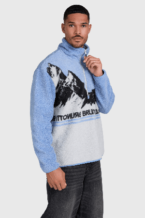 Brunotti Reggio Men's Fleece | Flint Stone | Surfwax