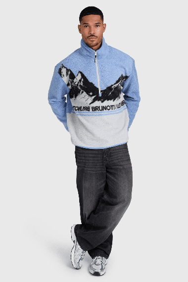 Brunotti Reggio Men's Fleece | Flint Stone | Surfwax