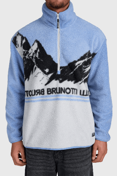 Brunotti Reggio Men's Fleece | Flint Stone | Surfwax