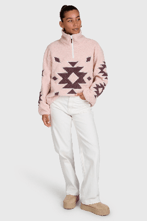 Brunotti Charley Women's Fleece | Sepia Rose | Surfwax