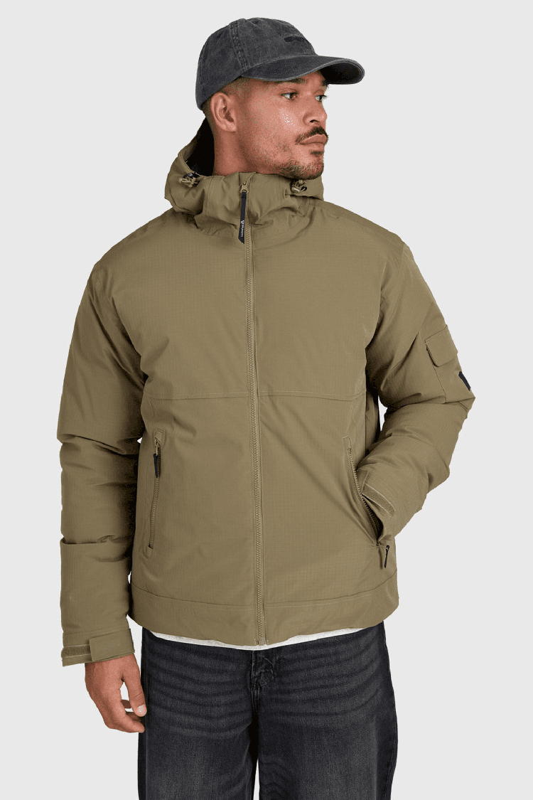 Brunotti Bob Men's Jacket | Dusky Green | Surfwax