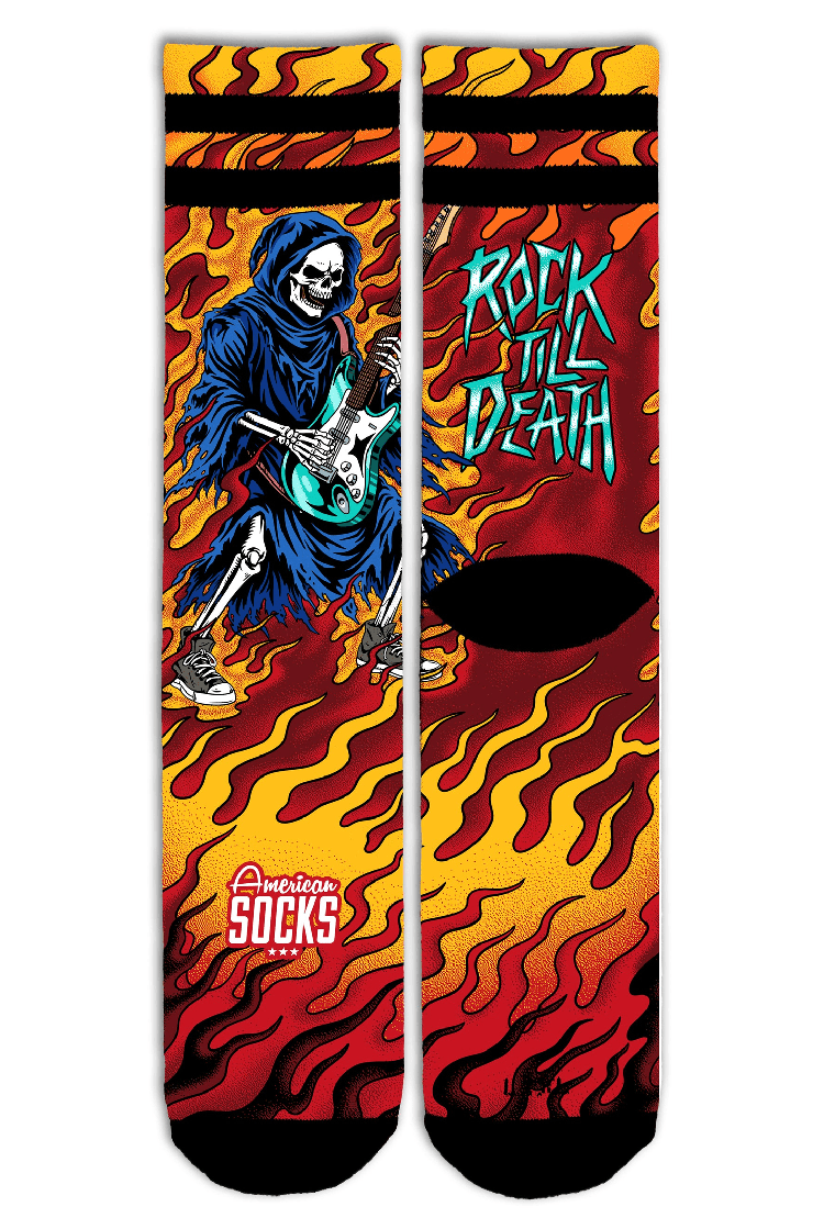 American Socks Rock Till Death | Sport Socks | Surfwax