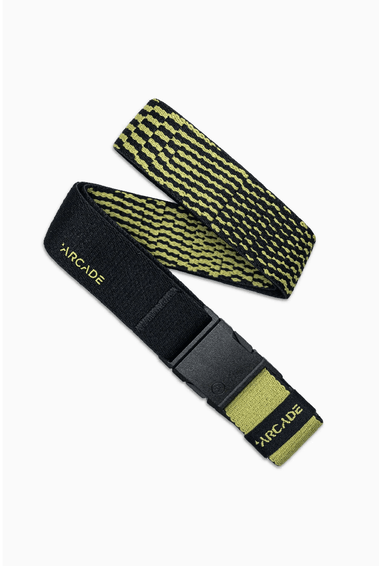 Arcade Static Youth Kids Stretch Belt | Olive | Surfwax