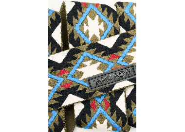 Arcade Twilight Stretch Belt | Oat/Turquoise | Surfwax