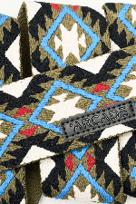Arcade Twilight Stretch Belt | Oat/Turquoise | Surfwax