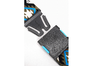 Arcade Twilight Stretch Belt | Oat/Turquoise | Surfwax