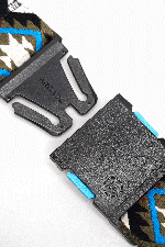 Arcade Twilight Stretch Belt | Oat/Turquoise | Surfwax