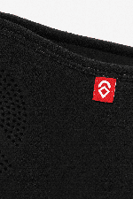 Airhole Airtube Ergo Laser Polar Fleece Ski Mask | Black | Surfwax