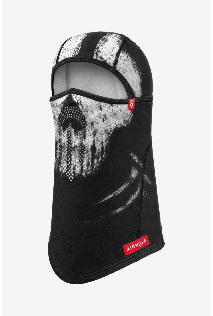 Airhole Balaclava Laser Drytech Ski Mask | Death | Surfwax