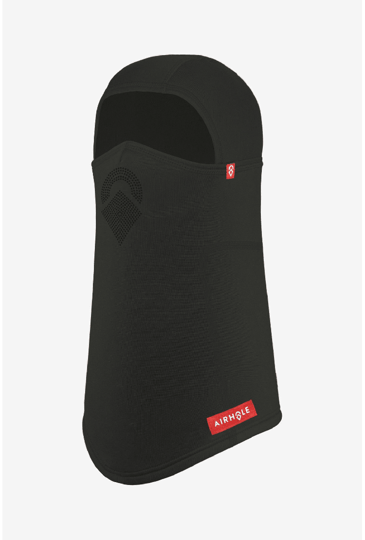 Airhole Balaclava Laser Drytech Ski Mask | Black | Surfwax