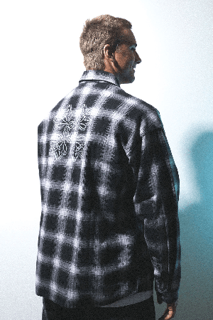 Oxbow Runes Vyriški Marškiniai | Black | Surfwax