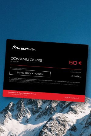 Surfwax Dovanų Čekis | Dovanų Kuponas | Surfwax
