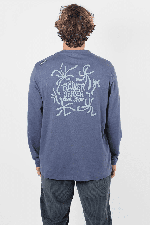 Oxbow Melt Vyriški Marškinėliai | Vintage Indigo | Surfwax