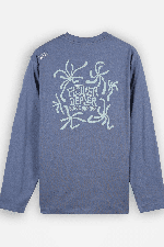 Oxbow Melt Vyriški Marškinėliai | Vintage Indigo | Surfwax