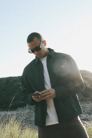 Oxbow Coach Men's Jacket | Black | Surfwax