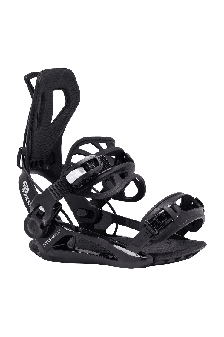 Bent Metal Speed-In Flex Snowboard Binding | Black | Surfwax