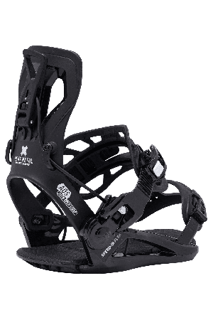 Bent Metal Speed-In Flex Snowboard Binding | Black | Surfwax