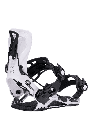 Bent Metal Speed-In Light Snowboard Binding | White | Surfwax