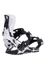 Bent Metal Speed-In Light Snowboard Binding | White | Surfwax