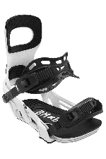 Bent Metal Bolt Snowboard Binding | White | Surfwax