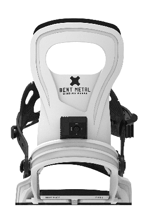 Bent Metal Bolt Snowboard Binding | White | Surfwax