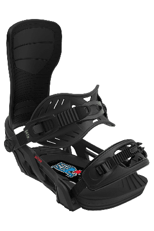 Bent Metal Axtion Snowboard Binding | Black/Red | Surfwax